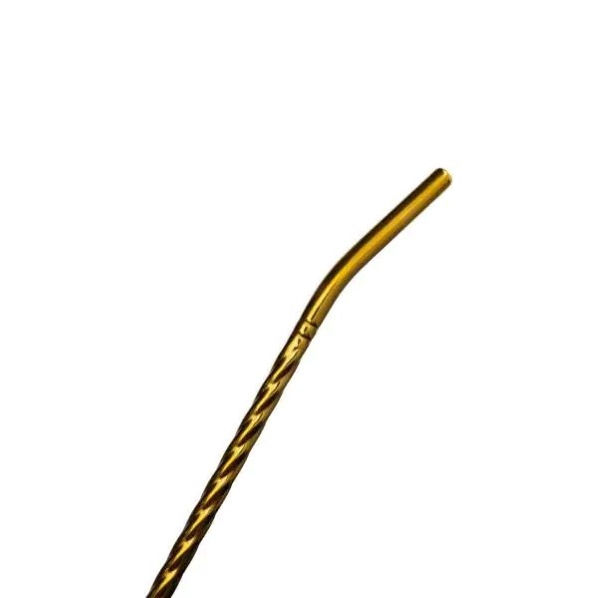 Набор многоразовых ложек-трубочек для напитков со щеткой для мытья из нержавеющей стали 6 шт. 19,5 см Бронзовый (HP-20-55) - фото 3 Набор многоразовых ложек-трубочек для напитков со щеткой для мытья из нержавеющей стали 6 шт. 19,5 см Бронзовый (HP-20-55) - фото 3