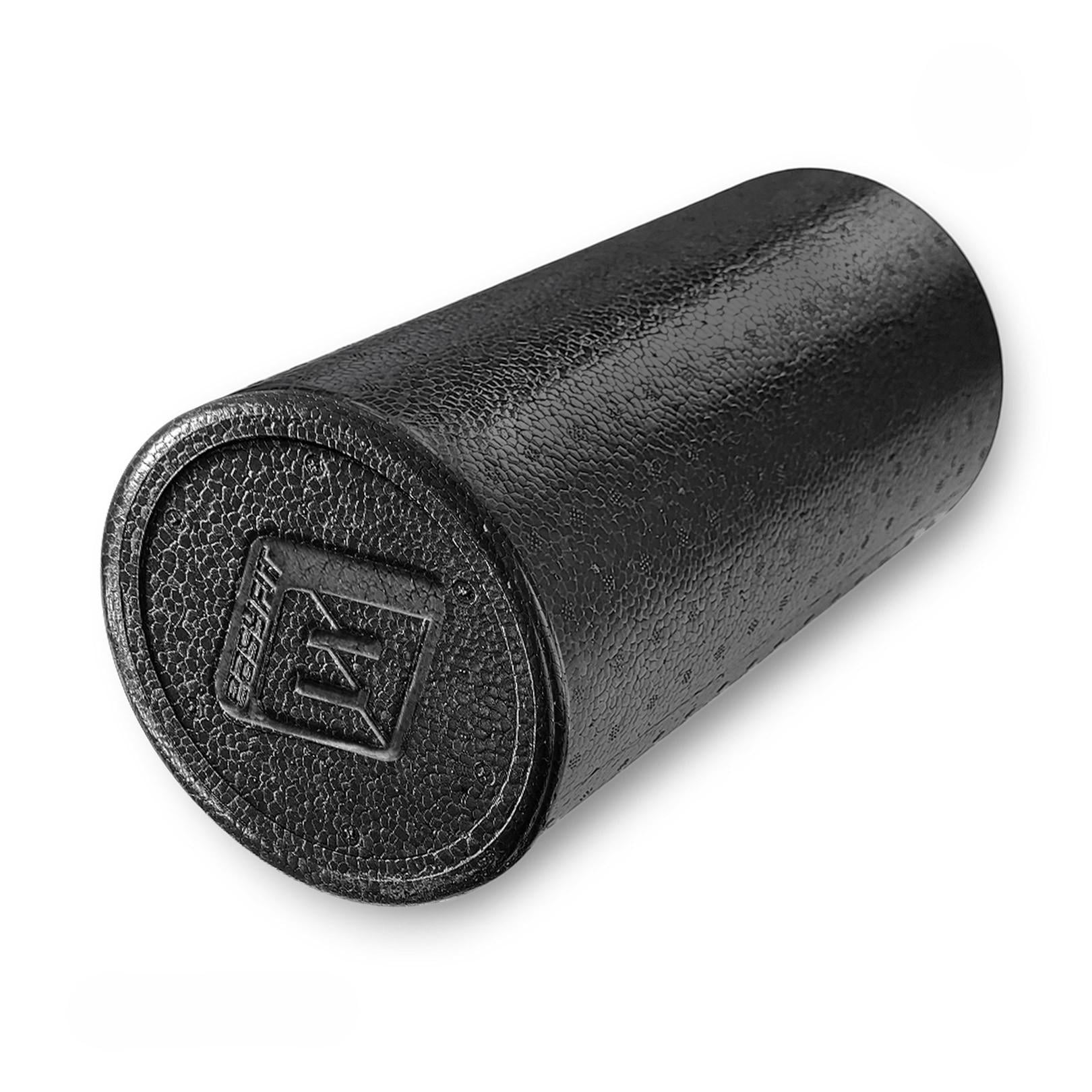 Массажный ролик EasyFit PolyFoam Roller 30 см Черный/Белый (EFFM30-BW)
