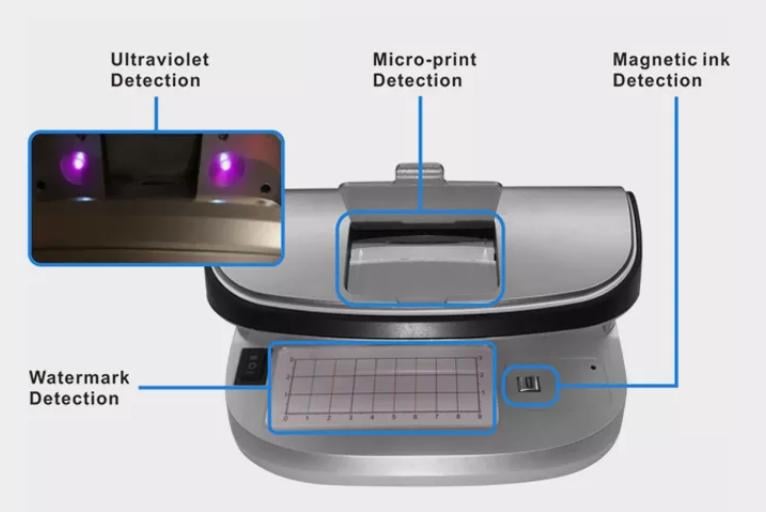 Детектор валют стационарный AL-11 UV+MG (CN1012) - фото 3