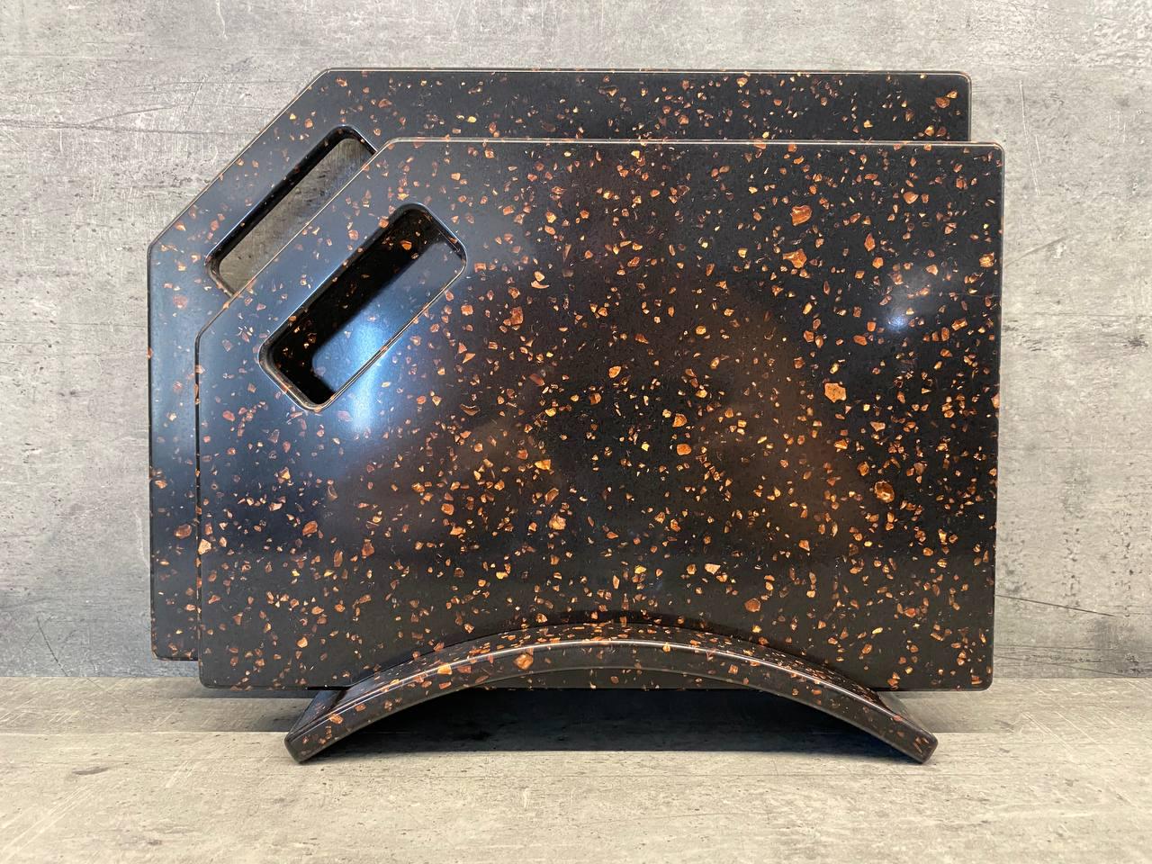 Набор кухонных досок Shimmer Radiance из искусственного акрилового камня 2 шт. (23854936)