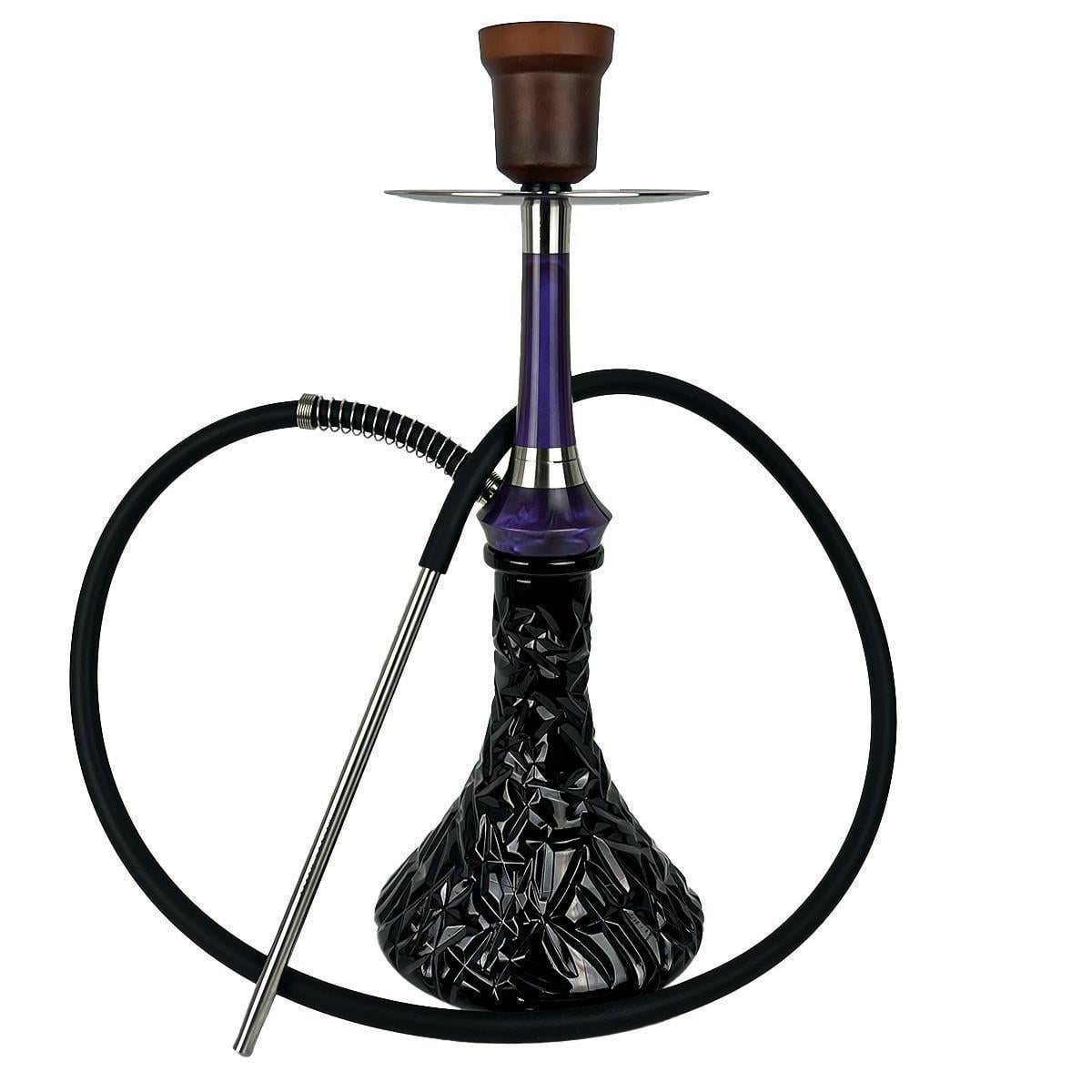 Кальян Totem Hookah Monolit Optima Violet Space Craft Crystal Black