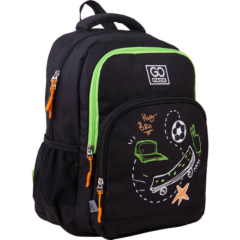 Рюкзак GoPack Education Hey Bro 38x28x18 см 20 л Черный (GO21-113M-5) - фото 3 Рюкзак GoPack Education Hey Bro 38x28x18 см 20 л Черный (GO21-113M-5) - фото 3