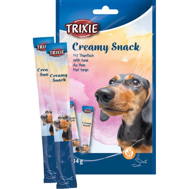 Лакомства для собак Trixie сливочные закуски со вкусом птицы и рыбы 70 г