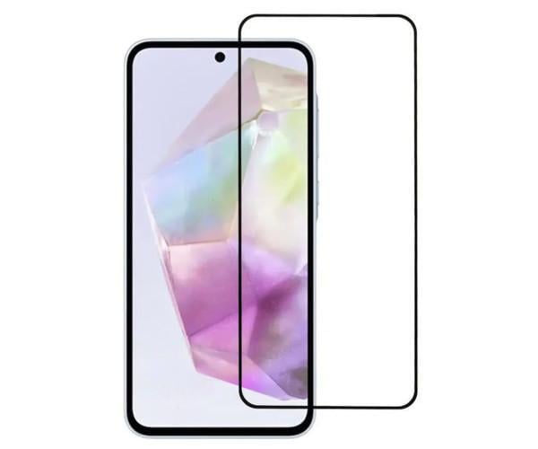 Загартоване захисне скло Full Screen для Xiaomi Redmi Note 14 4G / 5G з рамкою для автоустановки, Black