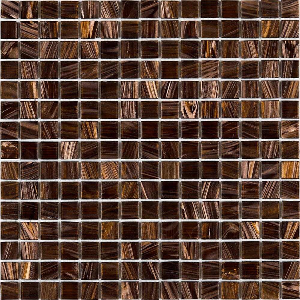 Мозаика стеклянная Mdl v-mos jd005 dark goldstone (001412) - фото 1