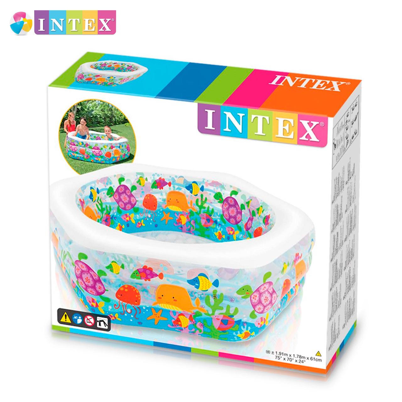 Басейн надувний Intex 56493 520 л 191х178х61 см (56493) - фото 2