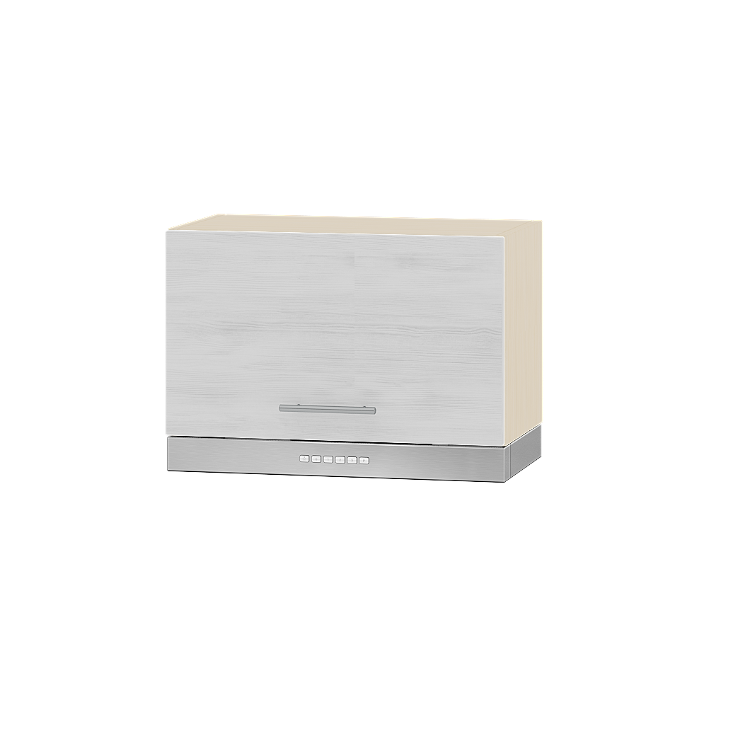 Шкаф верхний Эверест Оптима модуль Верх для вытяжки В15-600 60х30х36 см Северное дерево светлое/Дуб молочный (03752) - фото 1