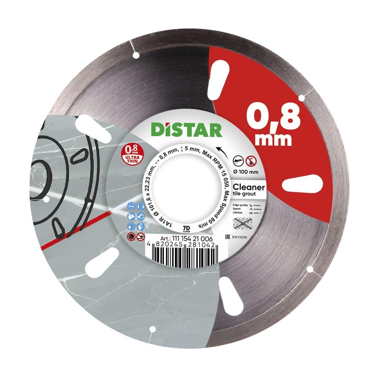 Круг алмазный отрезной 1A1R 100 x0,8/0,5x5x22,23 Cleaner (2558130844)
