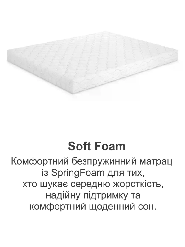 Ортопедический матрас Soft Foam 160х200 см (36742262) - фото 8