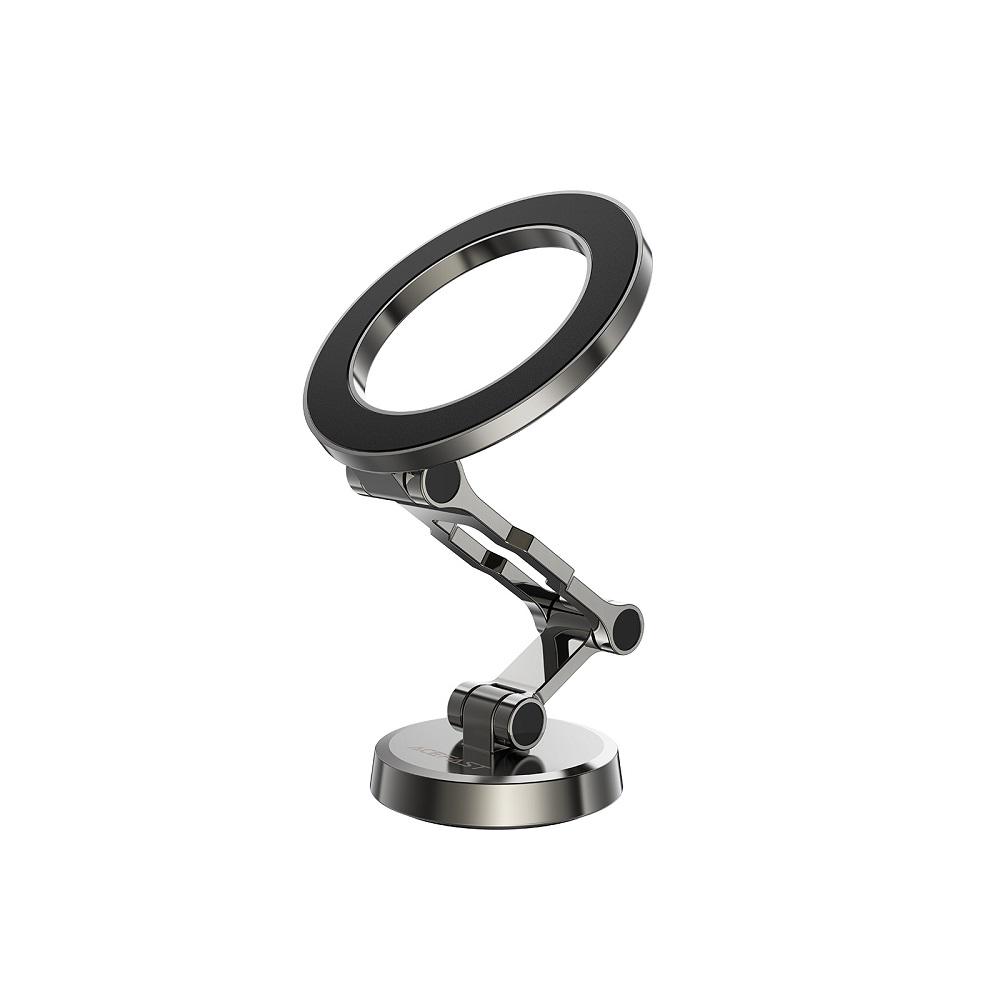 Автодержатель для телефона Acefast D20 magnetic folding holder Metal Gray (6974316282822)