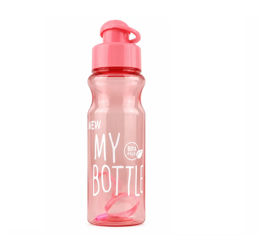 Бутылка для воды спортивная My Bottle BPA Free с ремешком и клапаном 650 мл (BR-521PI)