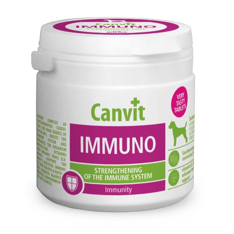 Добавка витаминная для собак Canvit Immuno для иммунитета таблетки 100 г (can50733)