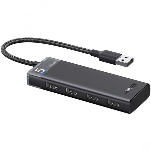USB-хаб UGREEN CM653 4хUSB-A Black (15548)