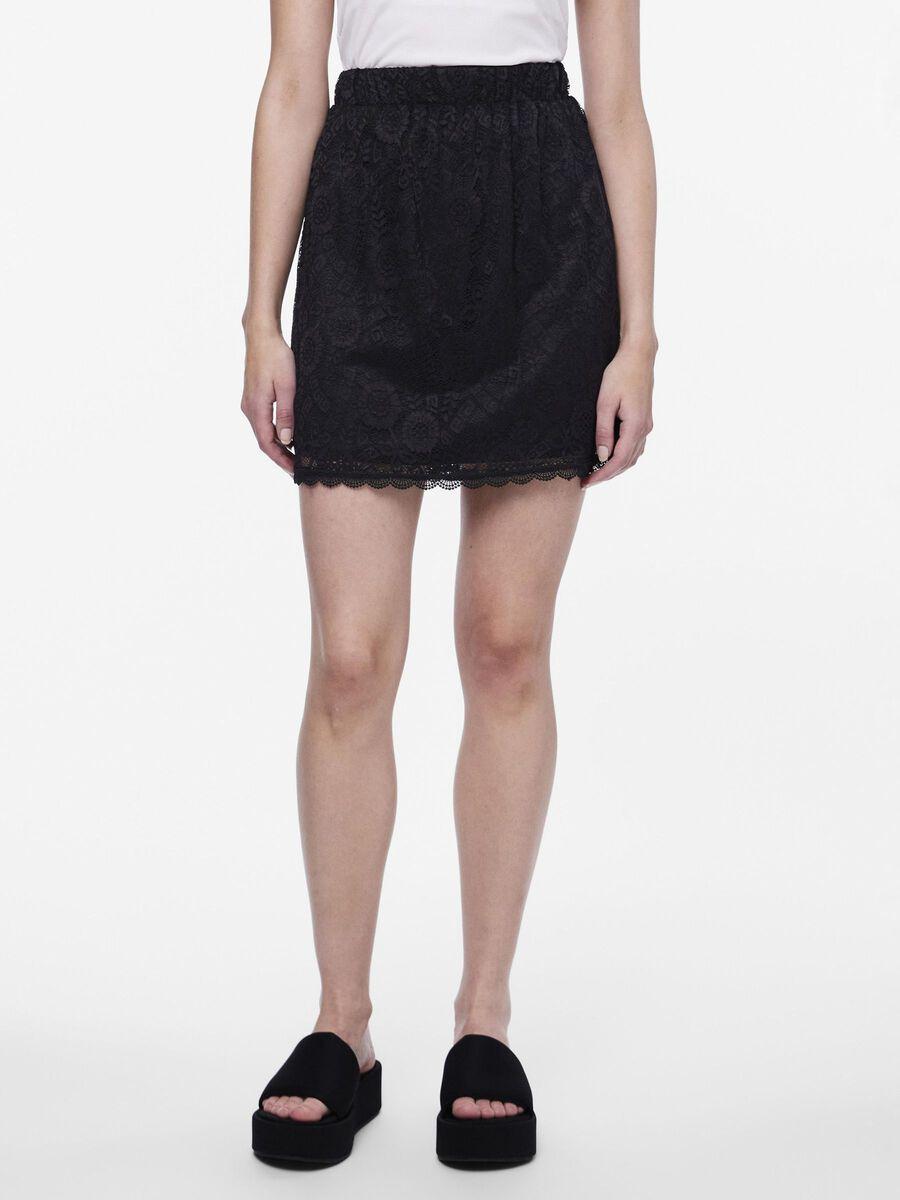 Юбка Pieces 17139365П M Черный