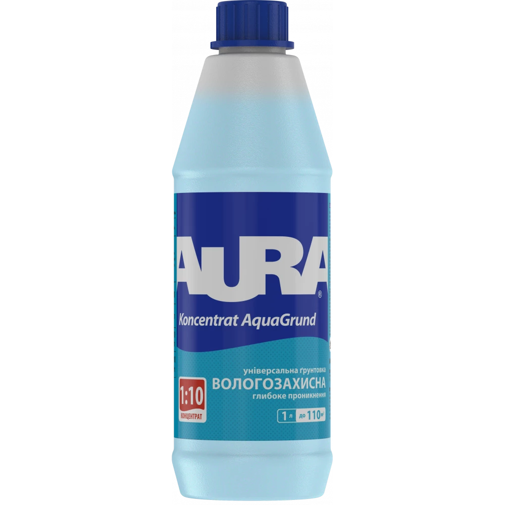 Грунтовка-концентрат Aura KONSENTRAT AQUAGRUND влагоизоляционная 1 л (2568784728)