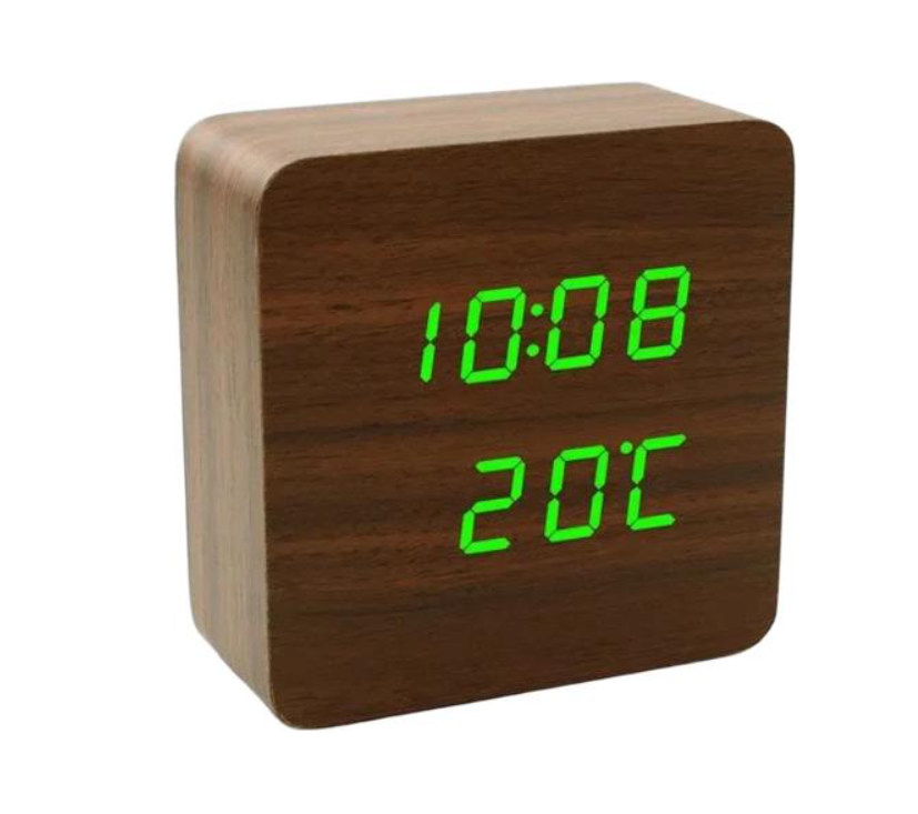 Будильник с термометром VST-872-4 LED (234567557_306)
