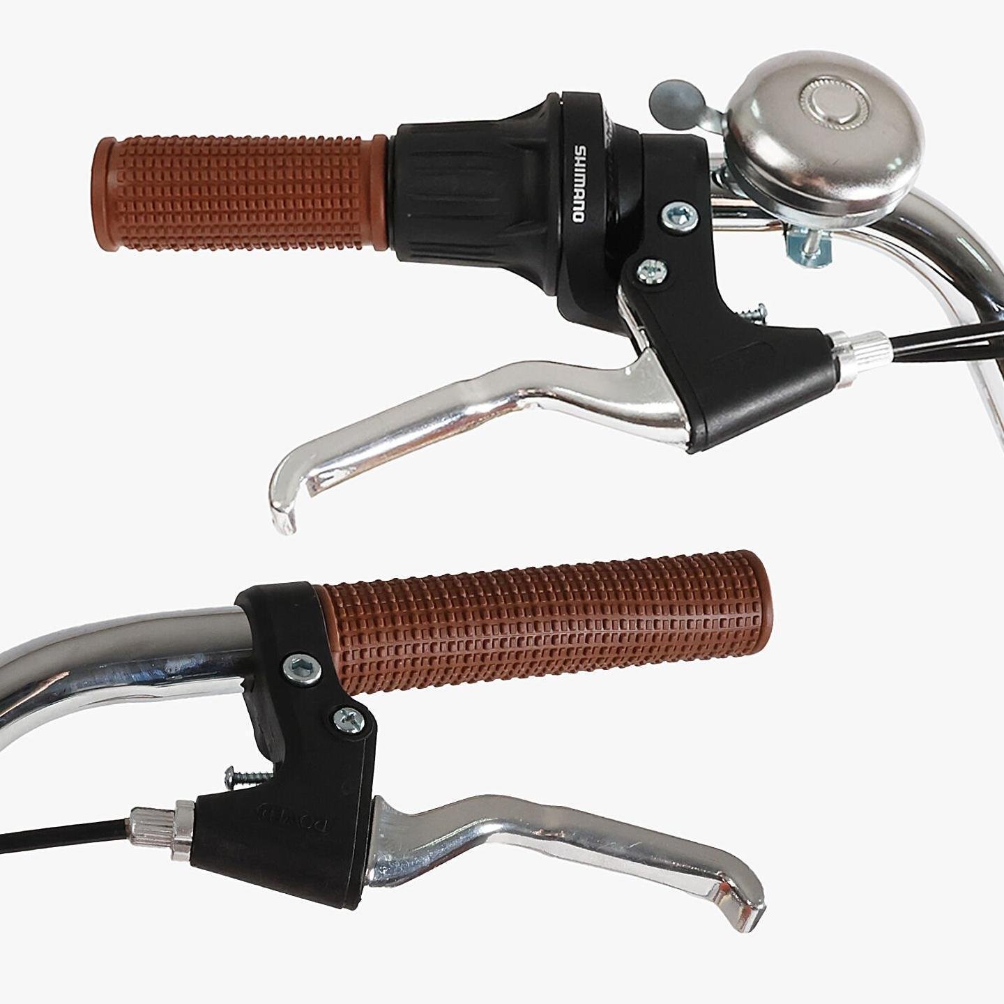 Велосипед городской Corso Liberty с корзиной и багажником рама 20"/28" Бежевый - фото 5 Велосипед городской Corso Liberty с корзиной и багажником рама 20"/28" Бежевый - фото 5