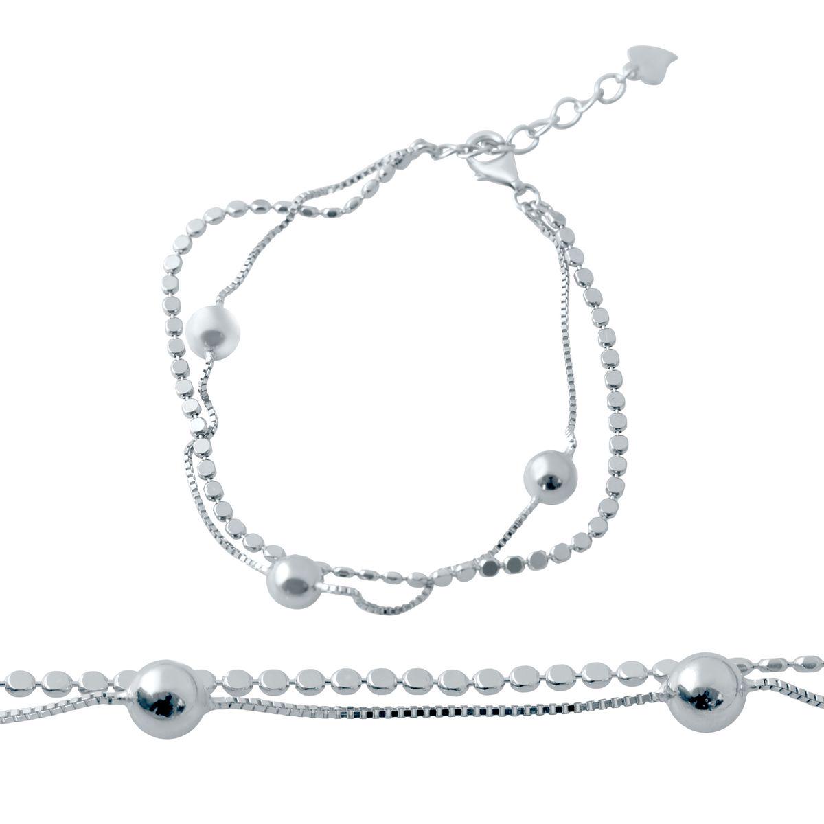 Браслет серебряный без камней 4,8 г (2032502)