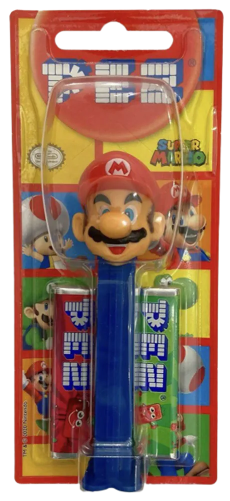 Драже PEZ Super Mario Nintendo набор игрушка игрушка с конфетами 17 г (1879182392)