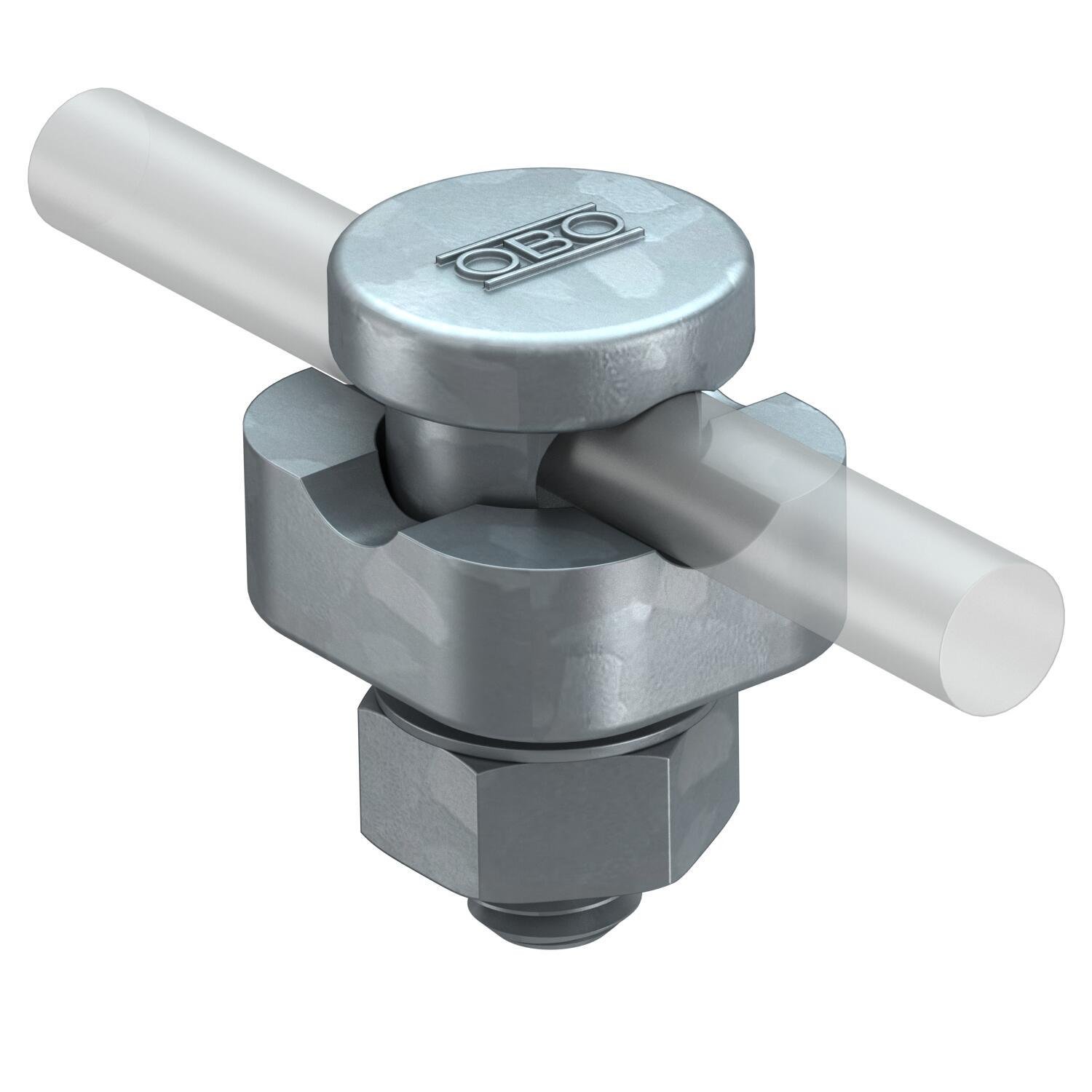 Болт контактний OBO bettermann для прута ø 8-10 мм одинарний гарячеоцинкована сталь (5304105)