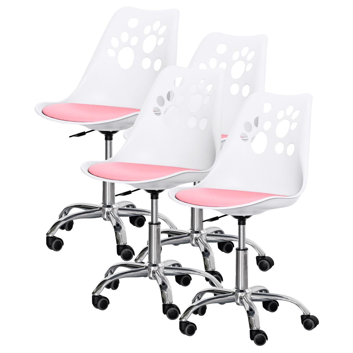Крісло дитяче Evo-Kids Indigo 4 шт. White/Pink (H-232 W/PN-X4)