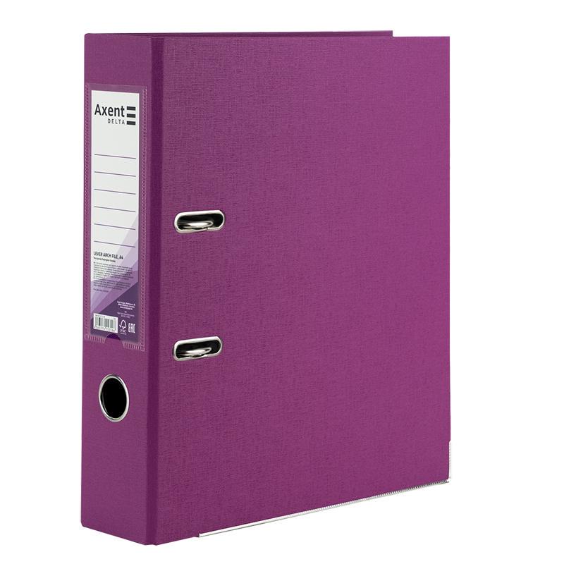 Папка-регистратор Axent Delta двухсторонняя A4 75 мм Сиреневый (D1712-26P)
