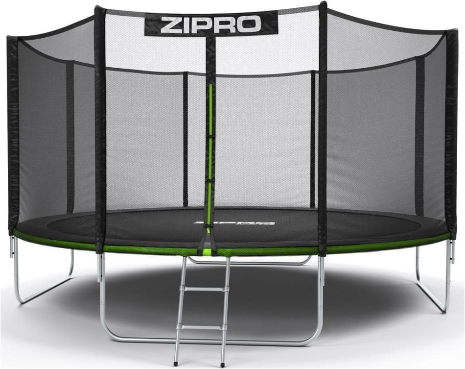 Батут с внутренней сеткой Zipro Jump Pro 14 футов 435 см Черно-зеленый (5902659840745) Батут с внутренней сеткой Zipro Jump Pro 14 футов 435 см Черно-зеленый (5902659840745)