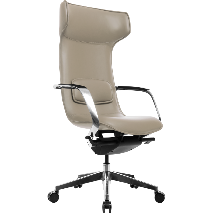 Кресло офисное GT Racer X-003F Leather Dark Beige