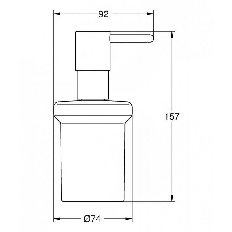 Дозатор для жидкого мыла Grohe Essentials 40394GN1 настольный 160 мл Золотой (200665) - фото 2