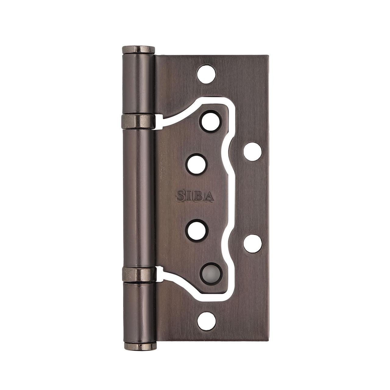 Петля дверна Siba універсальна накладна 100 мм Графіт (2BB 4"х3"х2,5mm FHP MBN) - фото 2 Петля дверна Siba універсальна накладна 100 мм Графіт (2BB 4"х3"х2,5mm FHP MBN) - фото 2