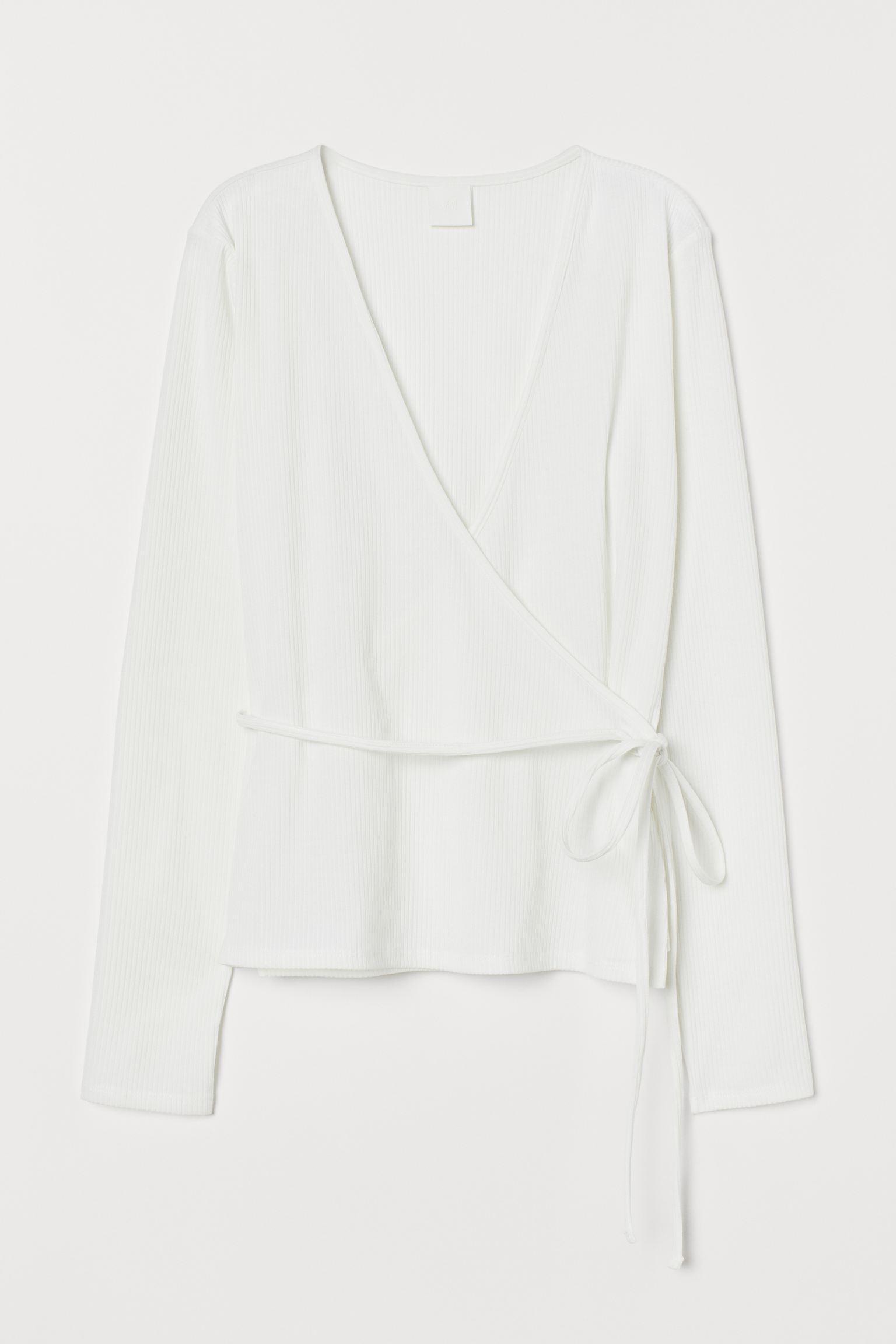 Блуза H&M M Белый (9077409389)