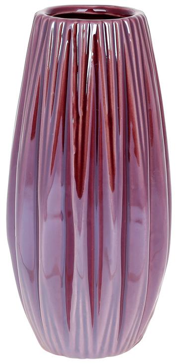 Ваза керамическая Eineki 17 см Жемчужный бордо (BD-733-423)