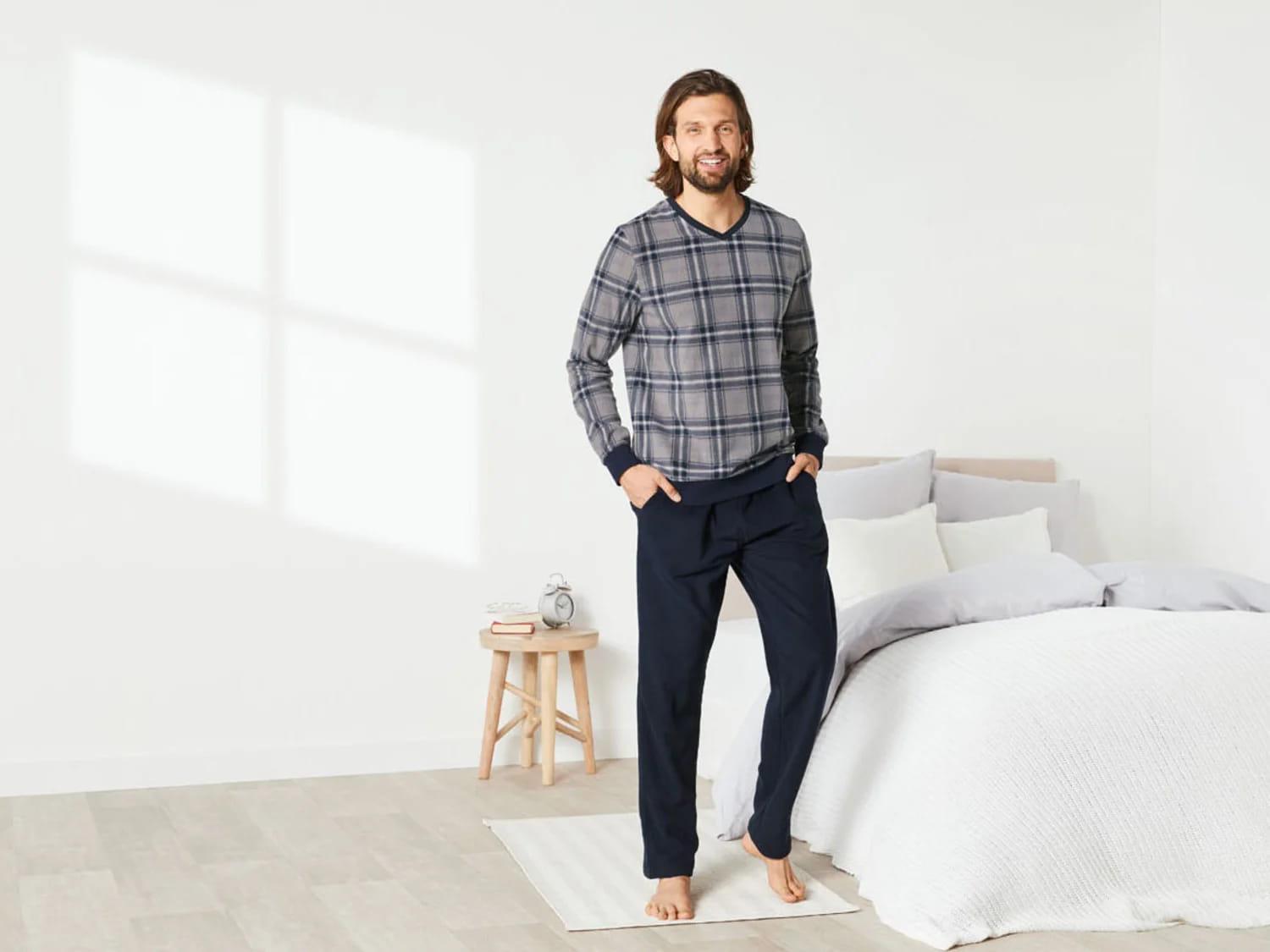 Мужская флисовая пижама Livergy M (0073M0168)