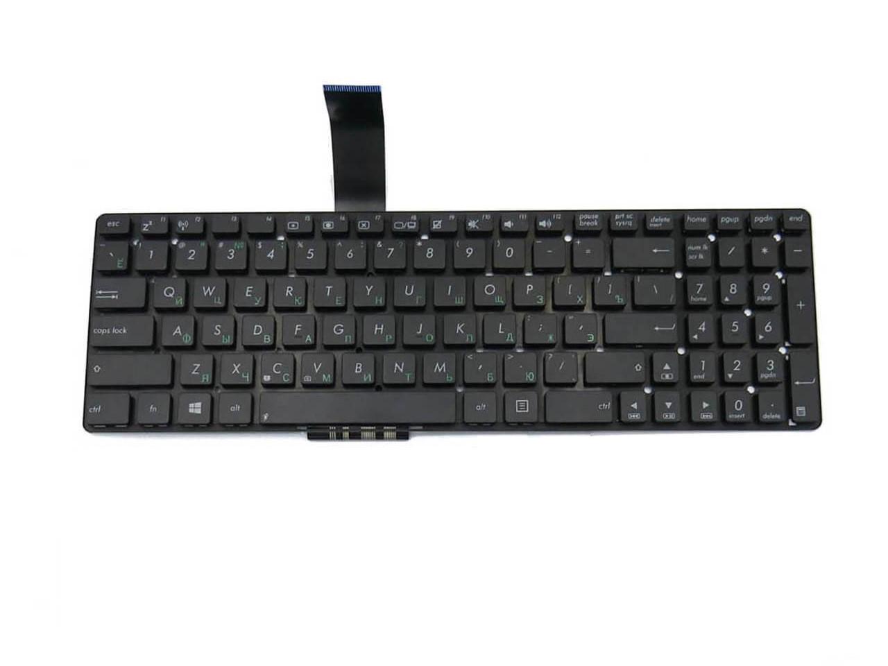 Клавиатура для ноутбука Asus F751LD матовая (0KNB0-6100RU00)