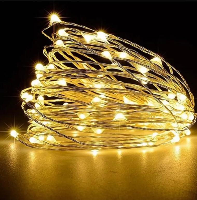 Гирлянда Роса 100 LED 10 м Теплый белый (13216597) Гирлянда Роса 100 LED 10 м Теплый белый (13216597)