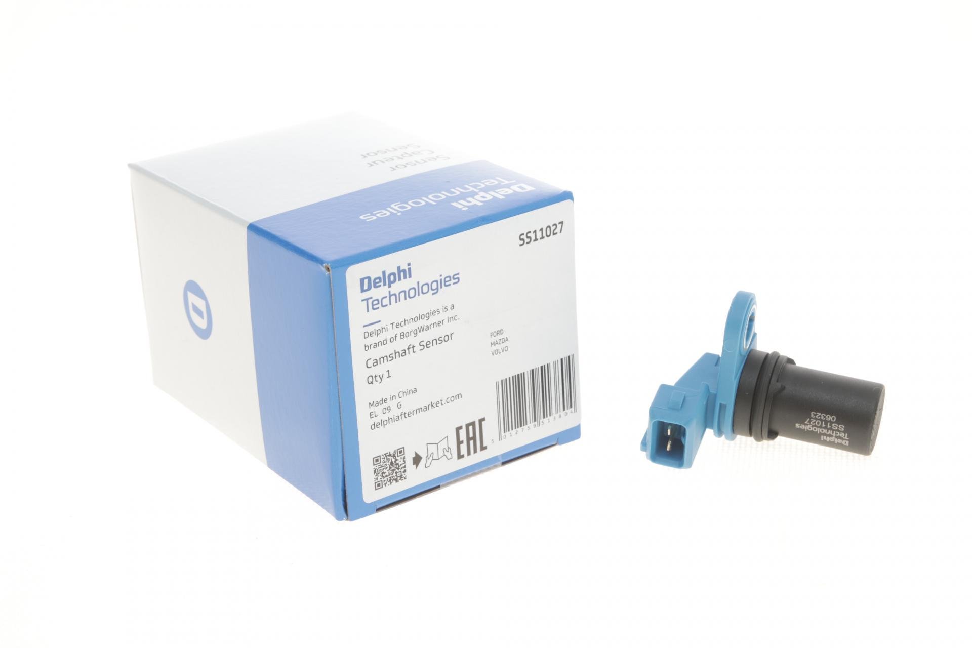 Датчик DELPHI положення розподільного валу Ford Fiesta/Focus/Mazda 2/Volvo C30/S40/V50 1,25-1,6 95- (SS11027)