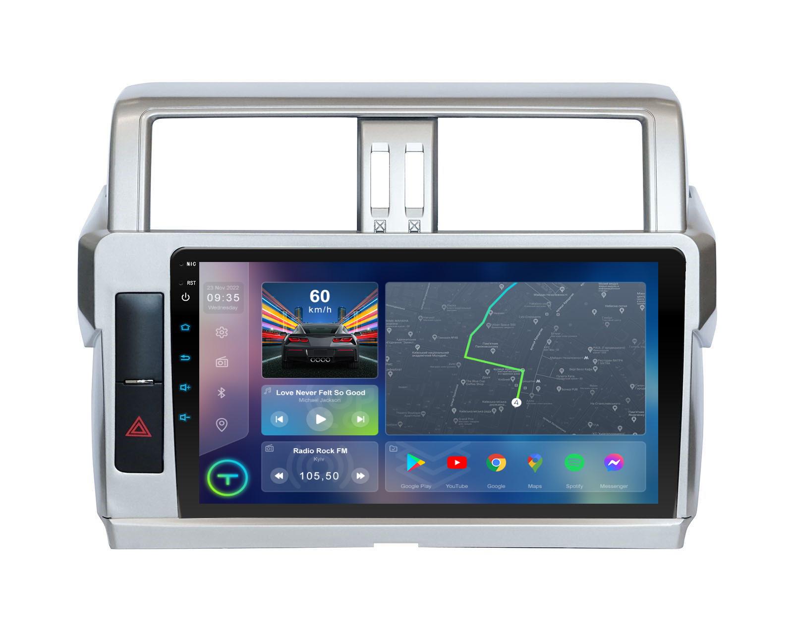 Автомагнитола штатная Torssen F10464 для Toyota Prado 150 2014- г. 360 V1 4G/Carplay/DSP 4/64 GB 10" (202270417)