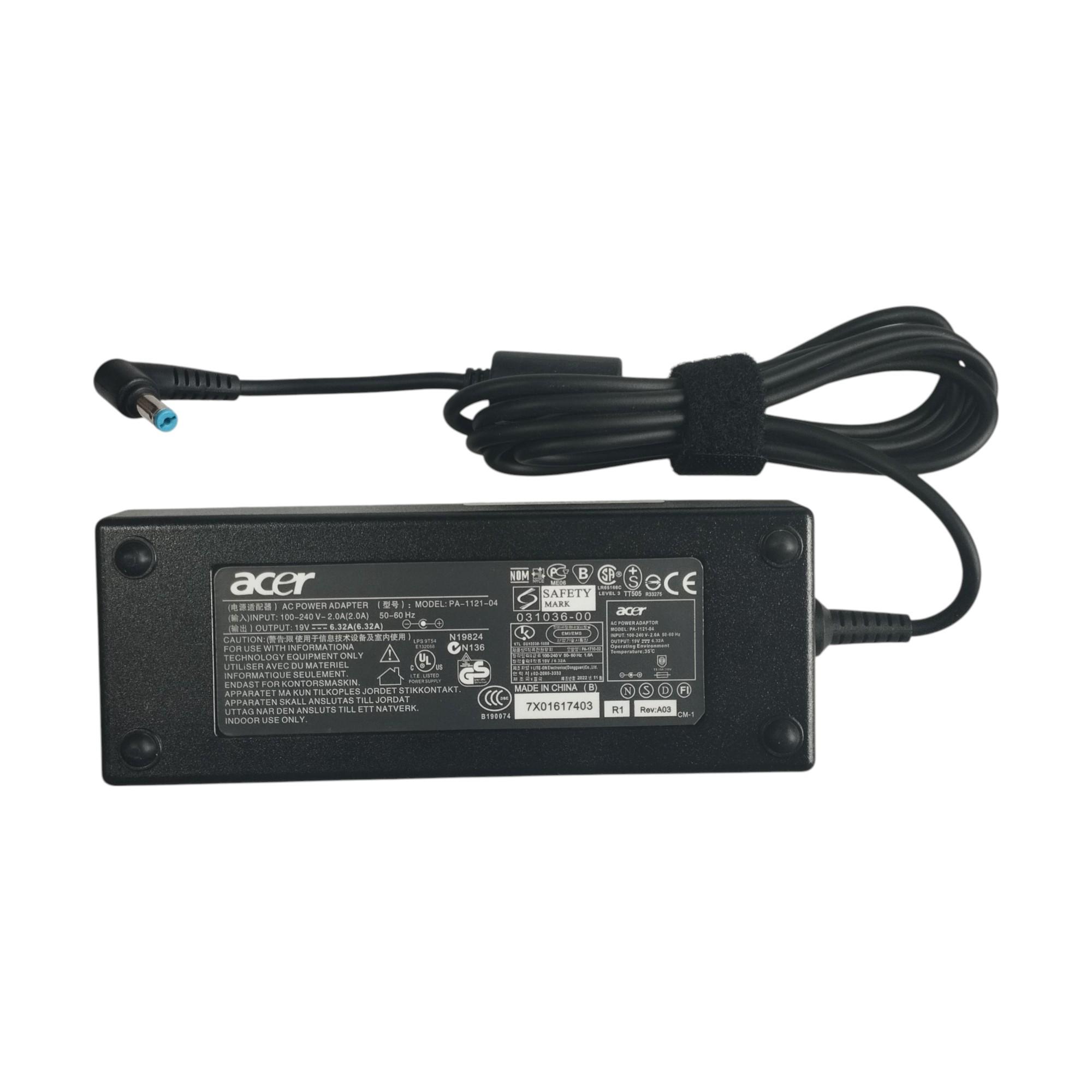 Блок питания для ноутбука Acer 120W 19V 6,32A 5,5x1,7 мм (009204)