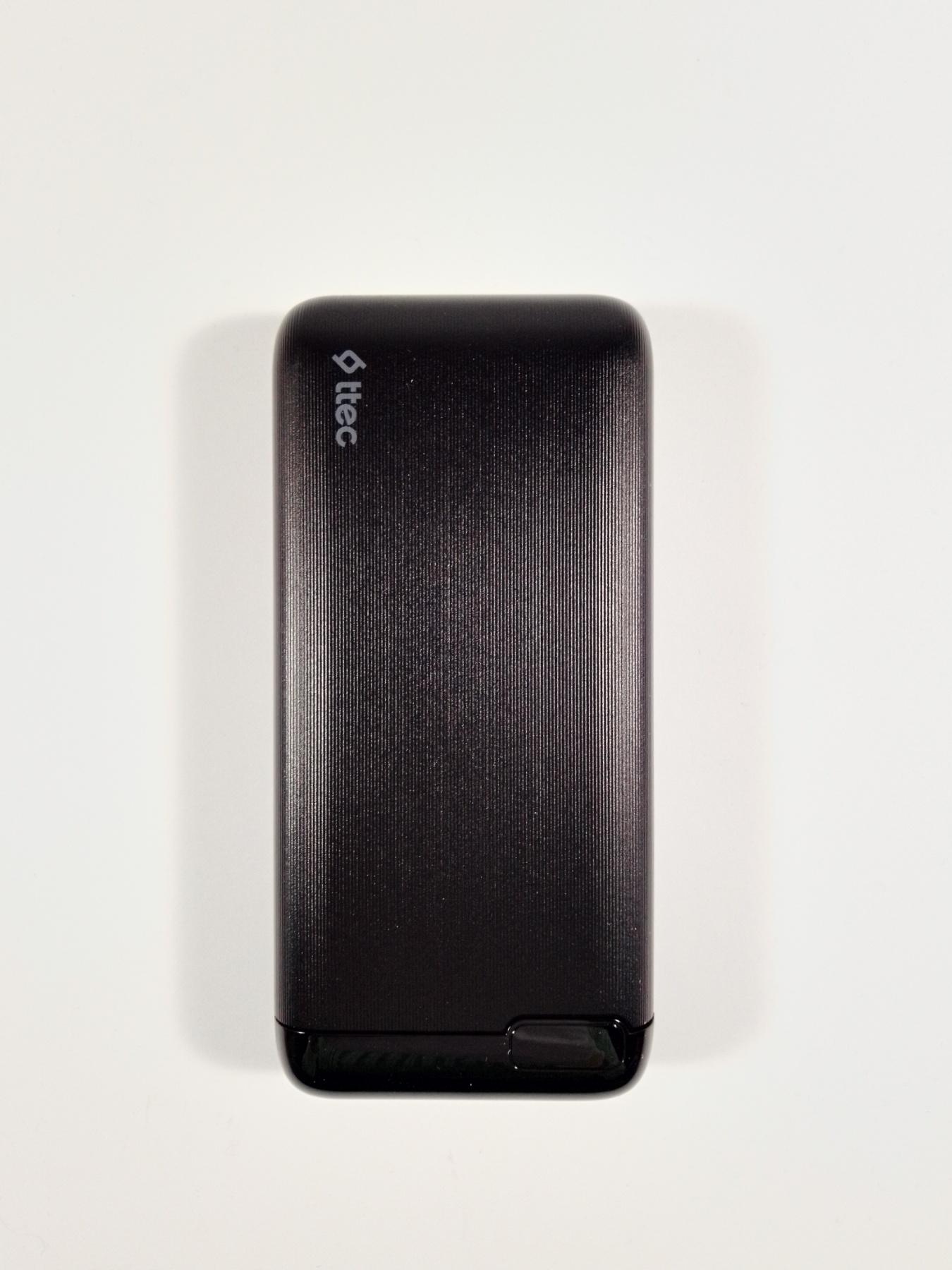 Внешний аккумулятор Ttec PowerSlim 20000 mAh Black - фото 2