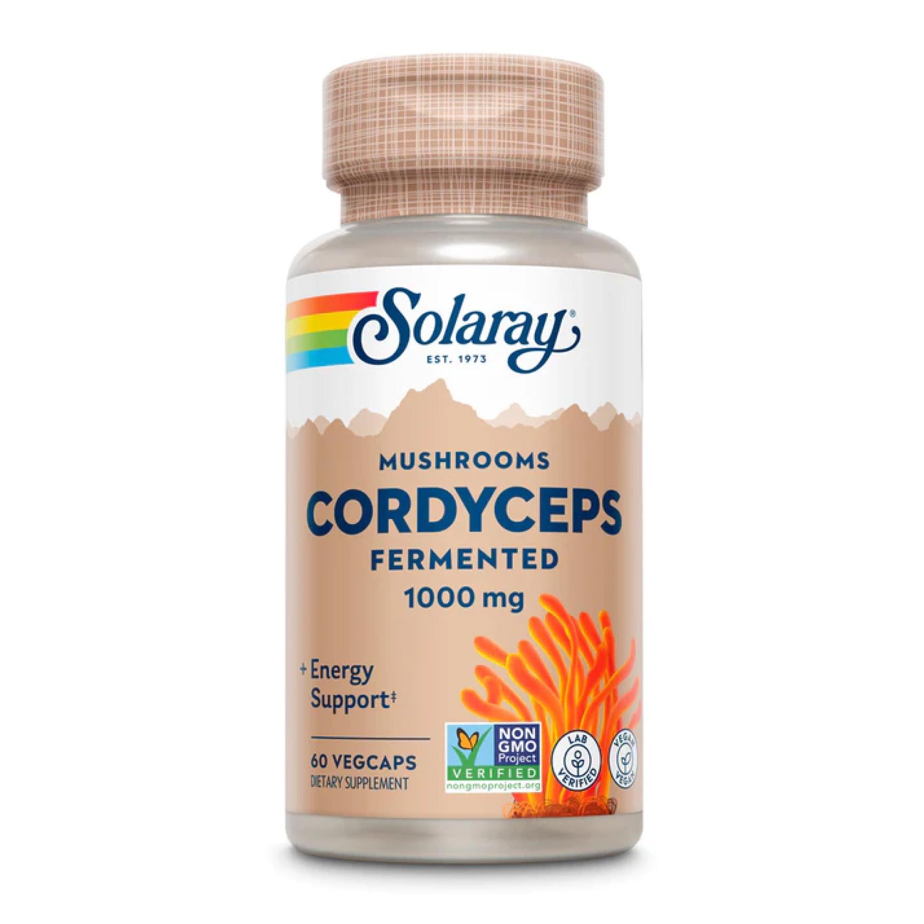 Добавка Org Grown Fermented Cordyceps 1000 mg 60 vcaps (2023-10-2149)