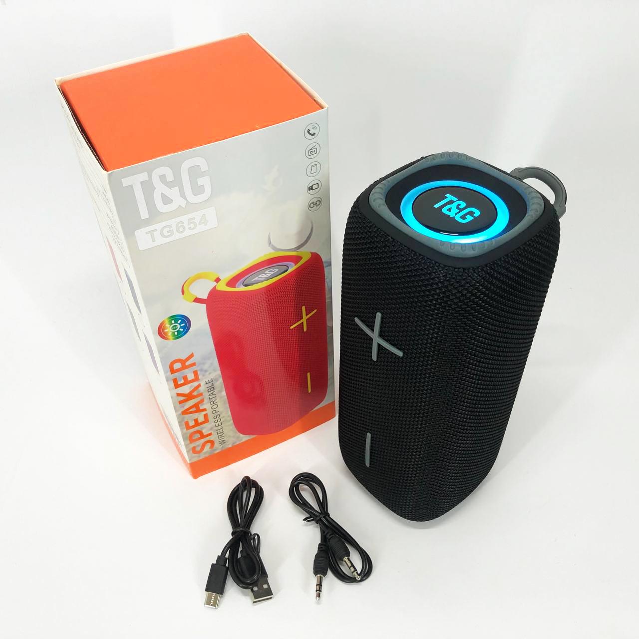 Колонка портативна TG654 8W з підсвічуванням Чорний - фото 2 Колонка портативна TG654 8W з підсвічуванням Чорний - фото 2
