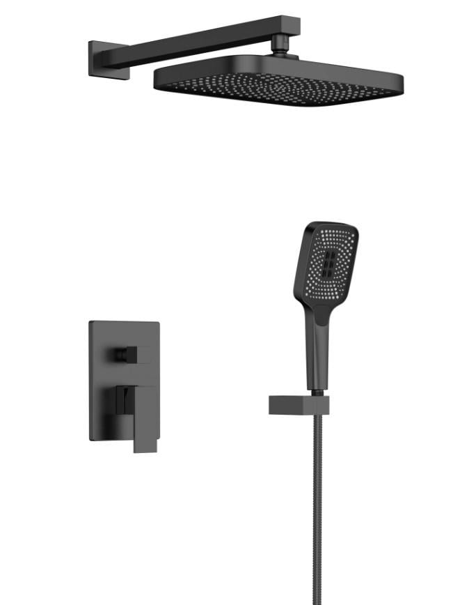 Душова система універсальна Qtap Aquarius Black Matt (QTAQA64103NGB)
