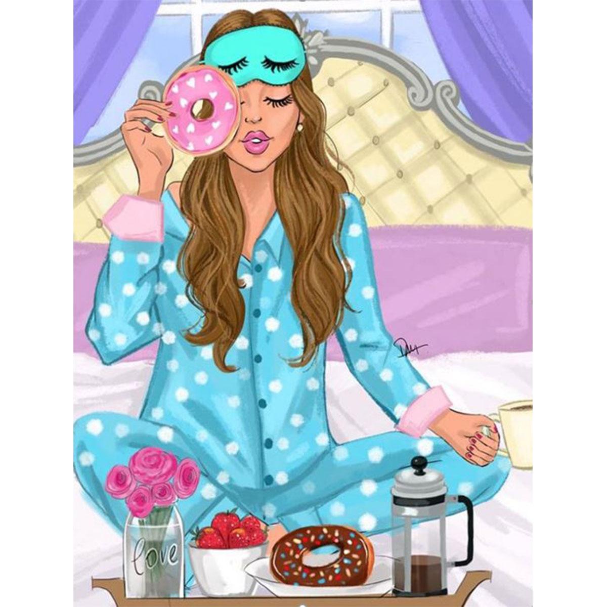 Алмазна мозаїка Santi Ранок з пончиками 40х50 см (954167)