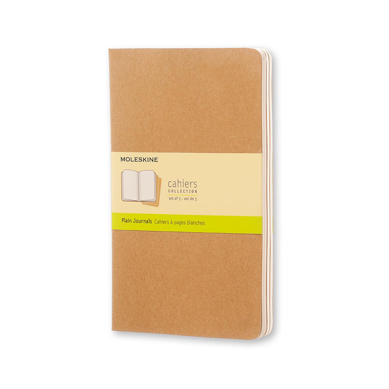 Блокнот Moleskine Cahier бежевый средний 80 страниц клетка 13х21 см (9788883704994)