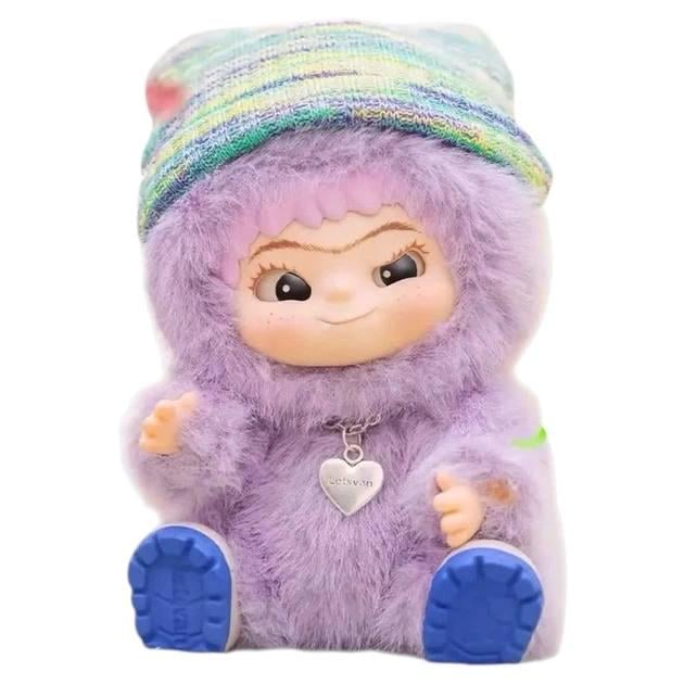 Мягкая игрушка-брелок Куку с шапочкой Фиолетовый (68944e8d)