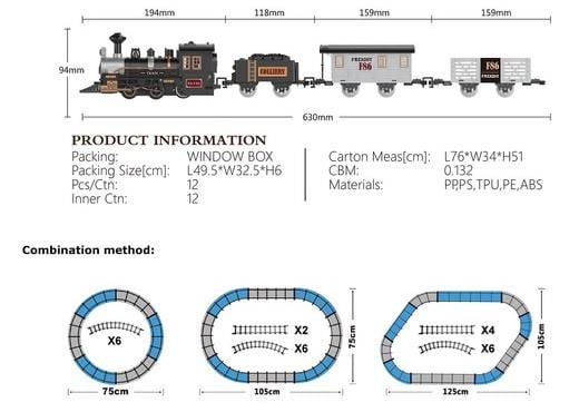 Игровой набор Fenfa Железная дорога 1603A-2A (6900068775299) - фото 2