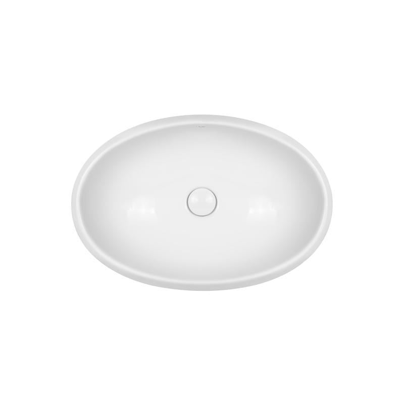 Раковина-чаша Qtap Leo 600х400х155 з донним клапаном White (QT11117060GW)