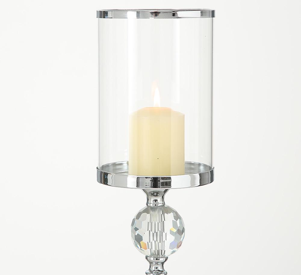 Подсвечник Rory серебряный металл, стекло h51см Гранд Презент 1479000 - фото 2 Подсвечник Rory серебряный металл, стекло h51см Гранд Презент 1479000 - фото 2