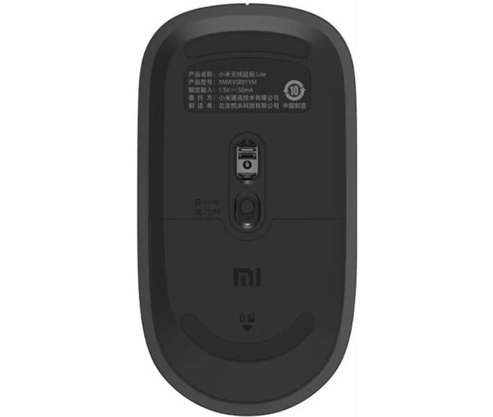 Мышка беспроводная MiJia Mi Wireless Mouse Lite Black (12155893) - фото 6 Мышка беспроводная MiJia Mi Wireless Mouse Lite Black (12155893) - фото 6