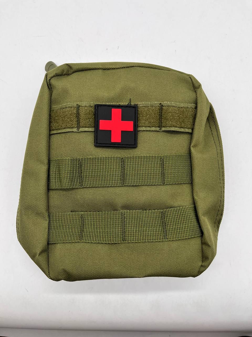 Подсумок аптечка MOLLE Оливковый/Зеленый (1666685229) - фото 5 Подсумок аптечка MOLLE Оливковый/Зеленый (1666685229) - фото 5